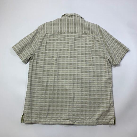 Tommy Bahama Shirt Mens XL Extra Large Multi Silk Blend Pixel in Paradise Camp - Picture 8 of 10